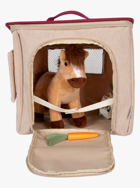 Small Foot Spielset Pferd mit Stall in der Tasche