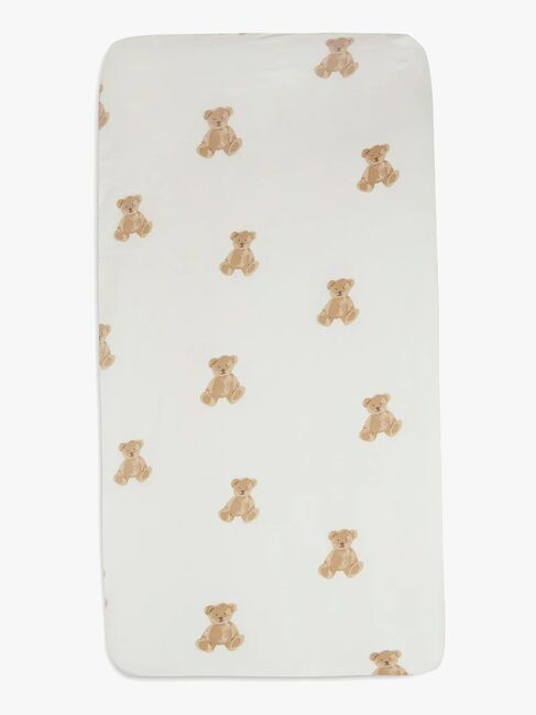 Jollein Spannbettlaken 40x80, Teddy Bear