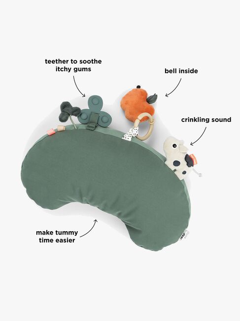 Done By Deer Tiny Farm Tummy Time Aktivitätsspielzeug, Green