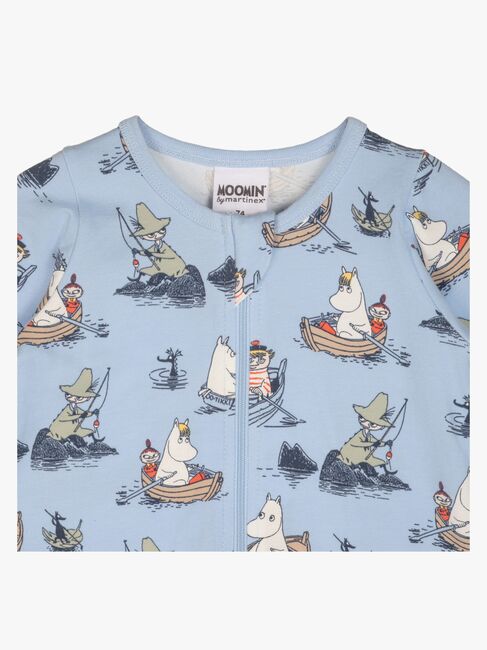 Mumin by Martinex Boote Pyjama, Blau