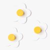 Kid's Concept Haken Blume 3er-Pack, Weiß