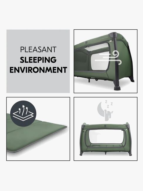 Hauck Play N Relax Center Reisebett, Dark Green