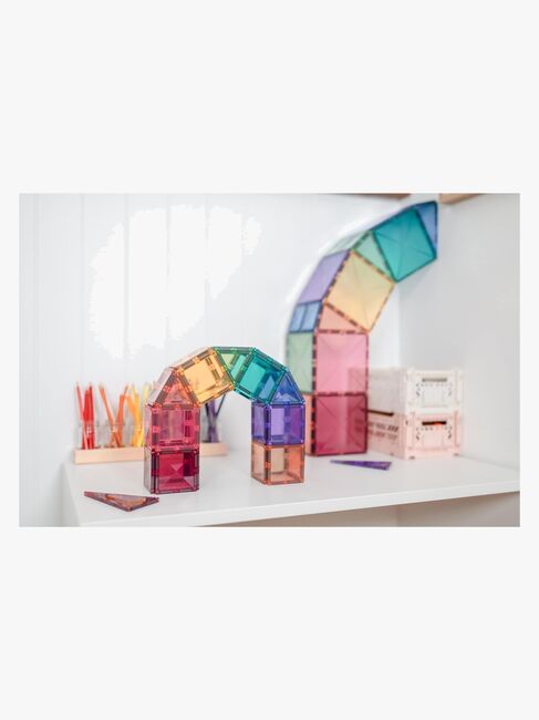 Connetix Magnetische Bauteile Pastel Starter-Set 64 Teile