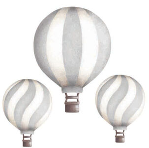 Stickstay Wallsticker Vintage Balloon Set, Light Grey