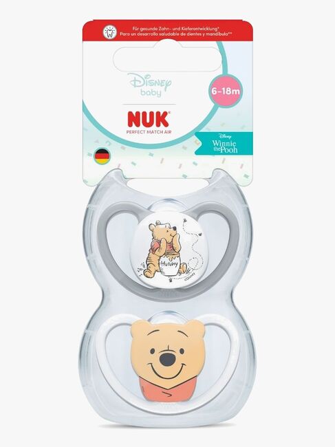 NUK Perfect Match Air Schnuller 2er-Pack Größe 2 Winnie Puuh