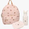 Kidzroom Rucksack, Trinkflasche & Brotdose Little Story, Beige