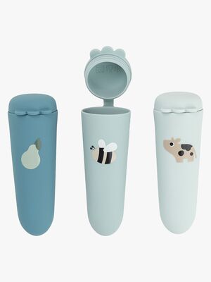 Done By Deer Dotti Eiscreme-Form Silikon 3er-Pack, Blue