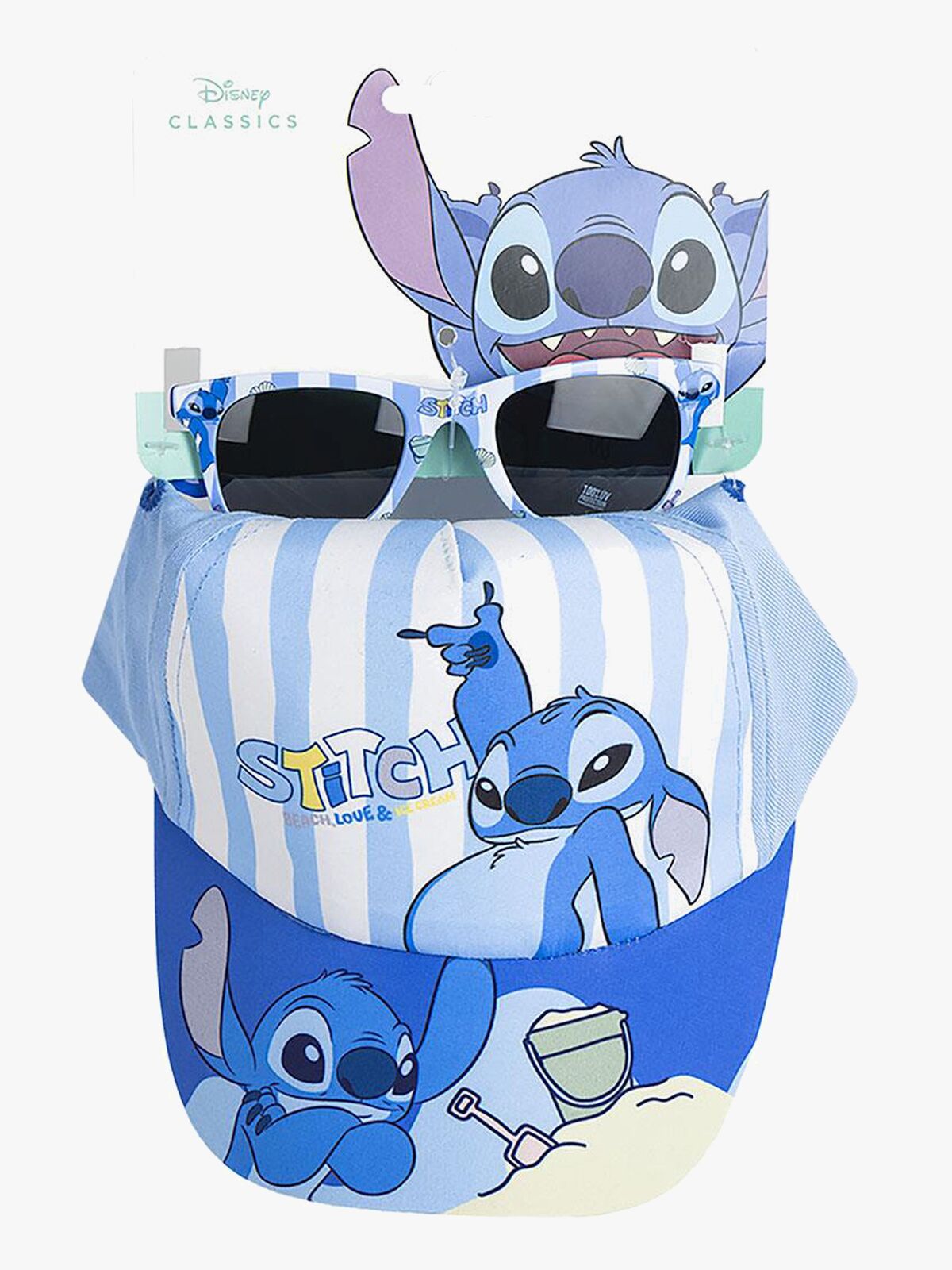 Stitch Kappe & Sonnenbrille, Blau