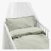 Borganäs Bettwäsche Babybett Humble 100 x 130 2-teilig, Grün