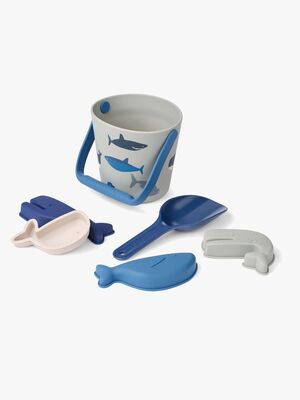 LIEWOOD Gilma Sandspielzeug-Set, Shark/Dove Blue