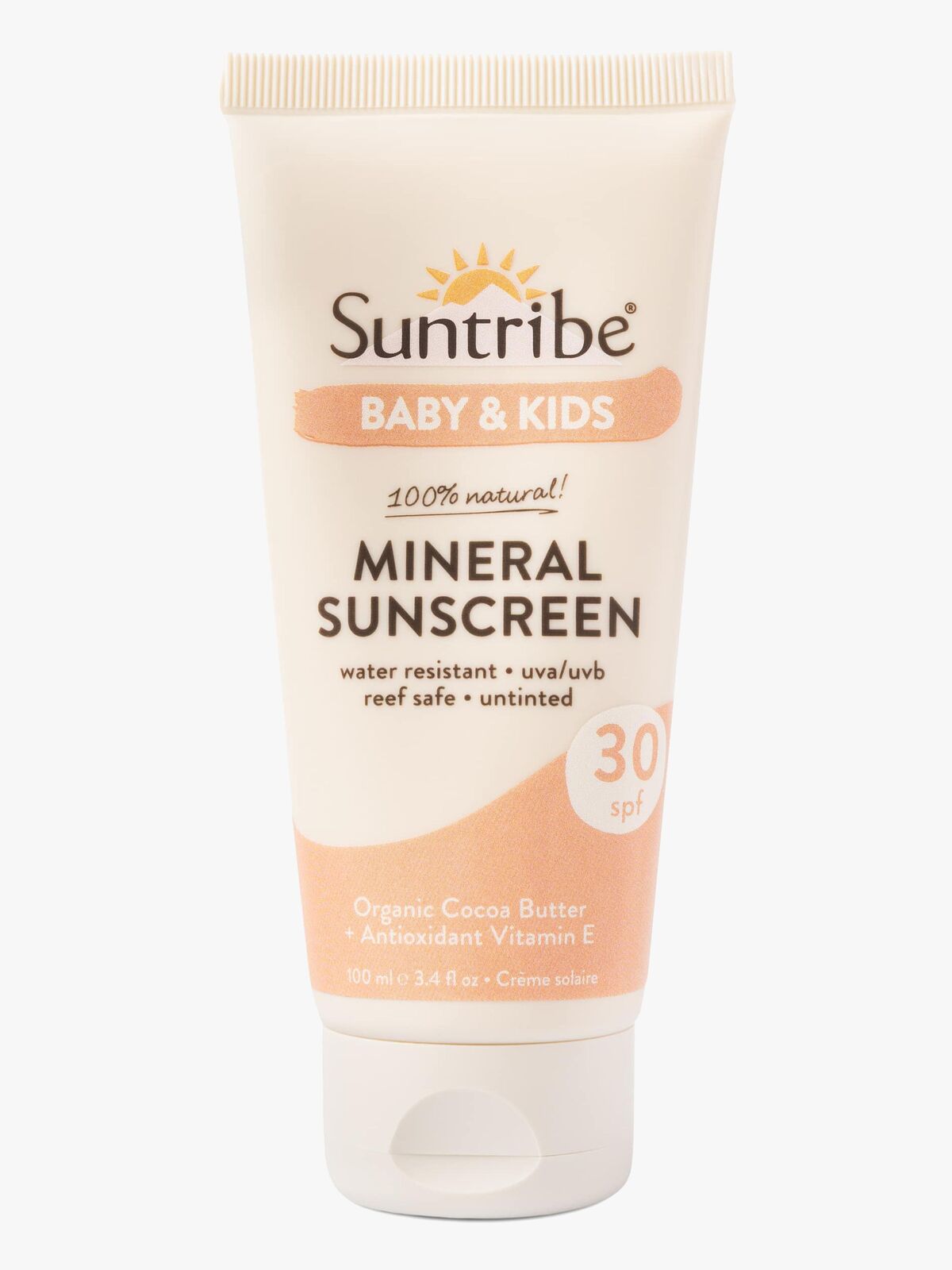 Suntribe Baby & Kids Natural Mineral Sonnencreme LSF 30, 100 ml