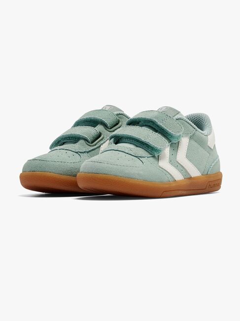 Hummel Victory Suede II Infant Sneaker, Frosty Green