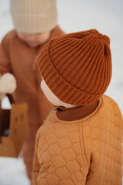 BabyMocs Strickmütze, Rust