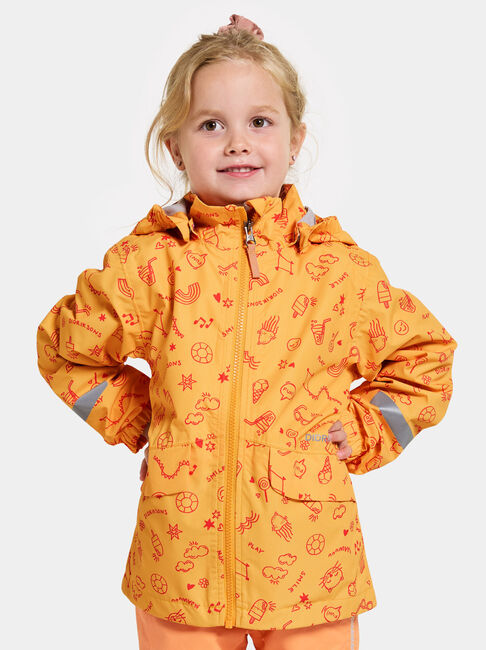Didriksons Norma Outdoorjacke, Doodle Papaya Orange