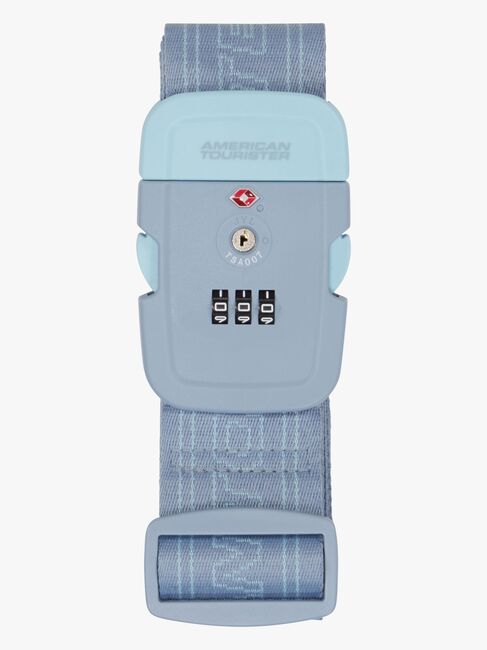 American Tourister TSA Gepäckgurt, Stone Blue/Blue