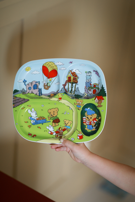 Bamse Motiv Unterteilter Teller