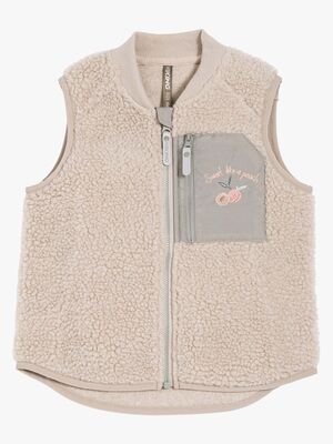 Viking x Kenza Teddyfleece-Weste, Sand