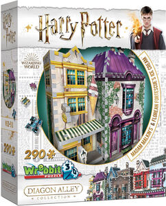 Wrebbit Harry Potter 3D Puzzle Madam Malkin's & Florean Fortescue, 295 Teile