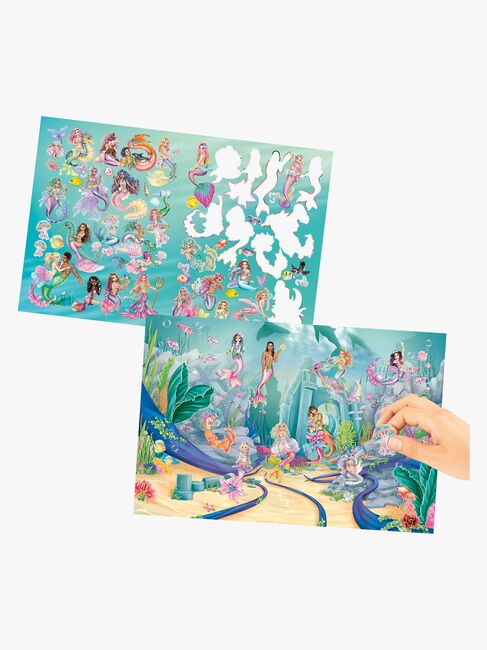 TOPModel Stickerworld Stickerbuch Meerjungfrau, Metallic