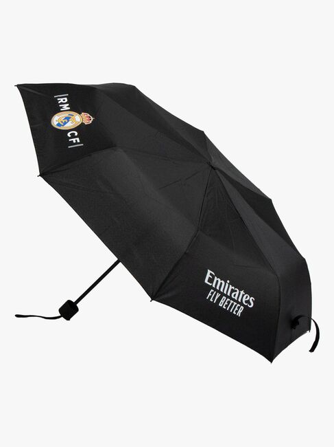 Real Madrid Taschen-Regenschirm, Schwarz