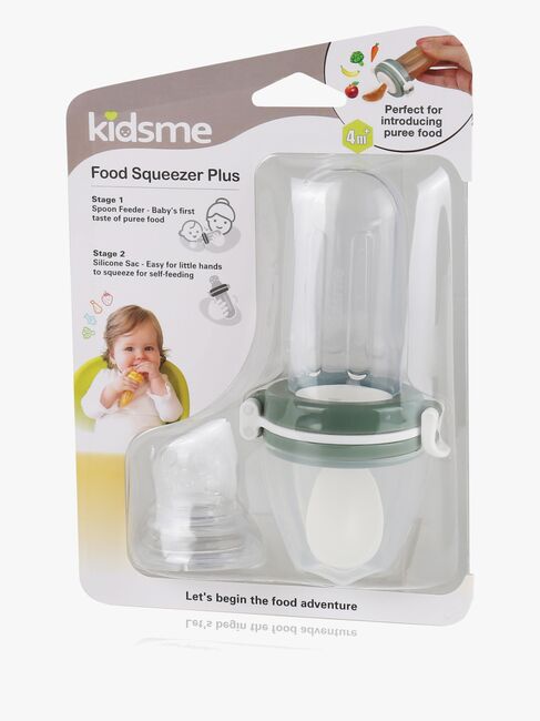 Kidsme Food Squeezer Mit Löffel, Grey