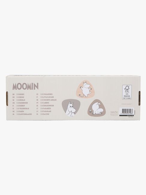 Mumin Haken 3er-Pack, Mehrfarbig