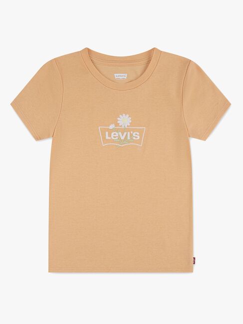 Levi's LVG Daisy Batwing T-Shirt, Peach Cobbler