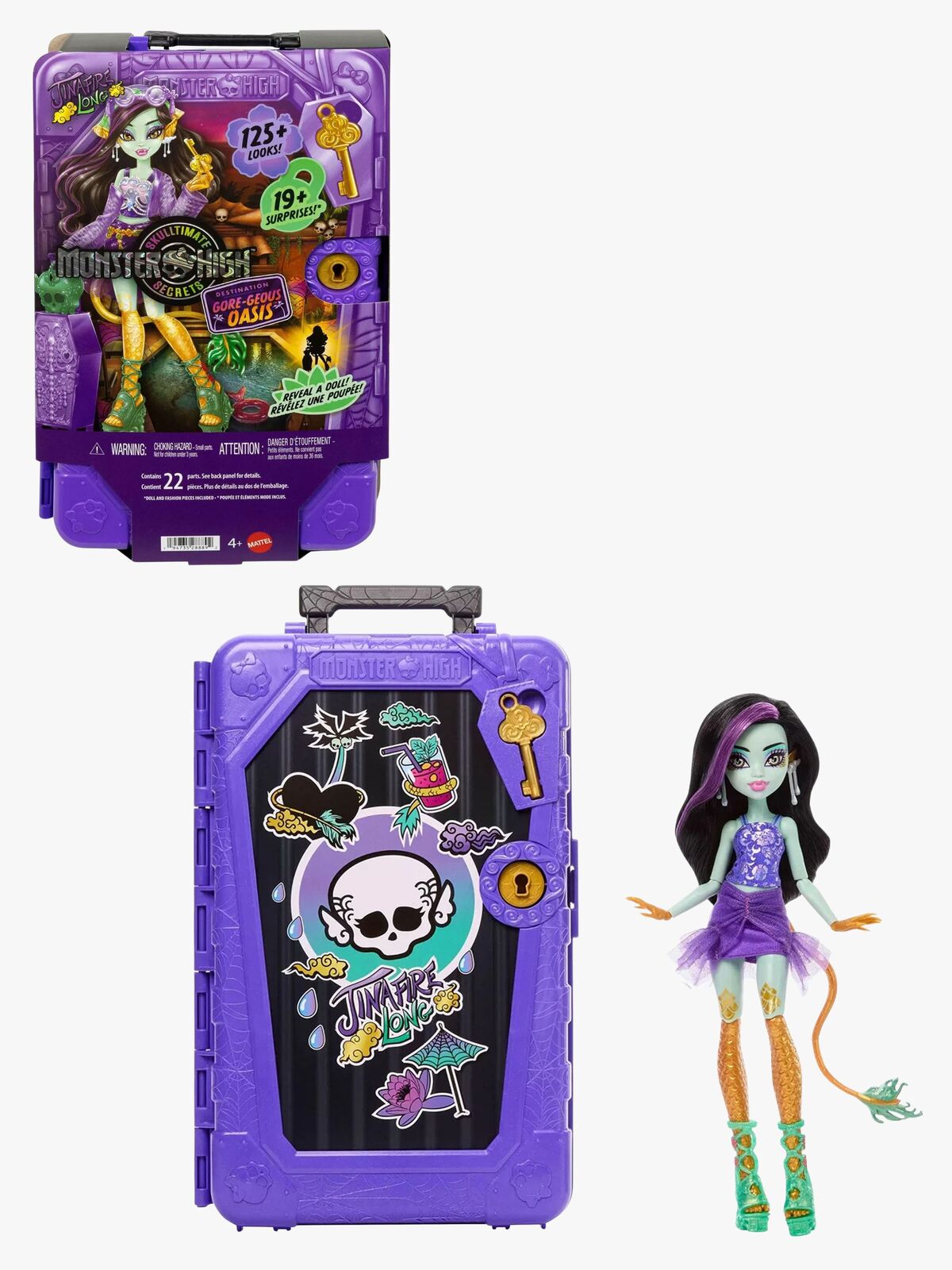Monster High Skulltimate Secrets Spielset Jinafire Long S7