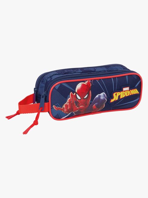 Marvel Spider-Man Doppel-Federmäppchen, Blau