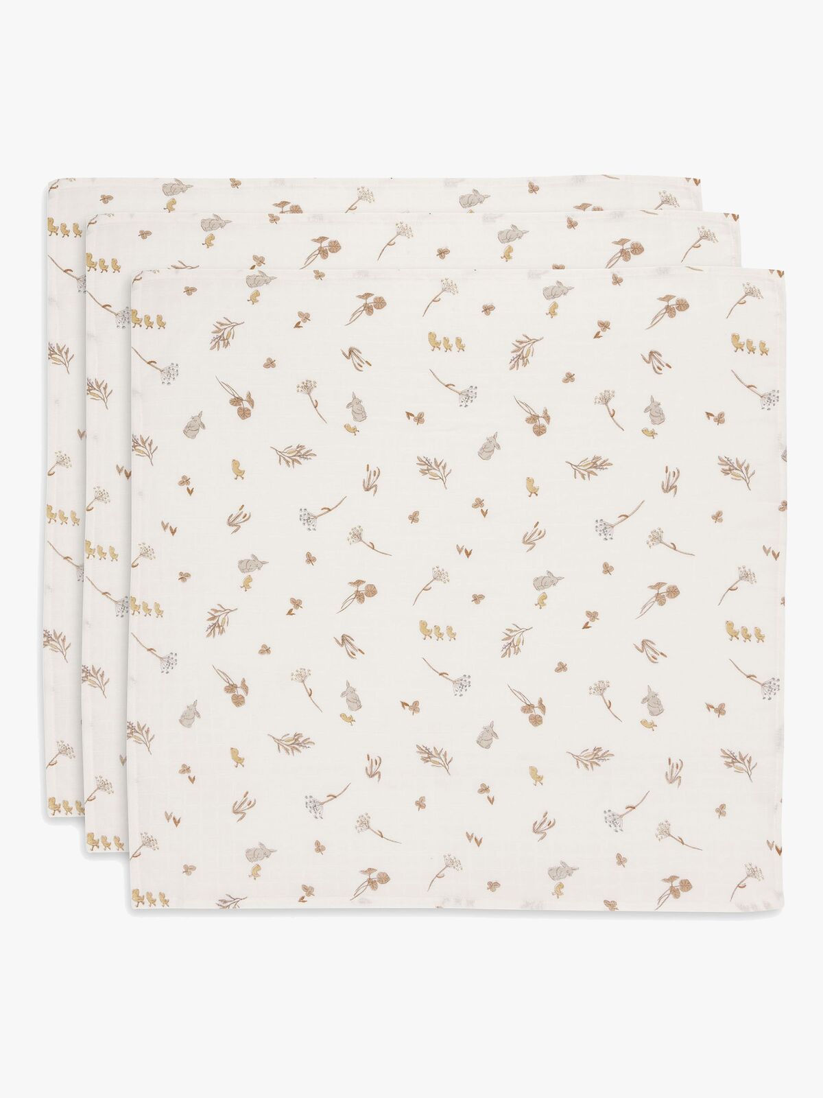 Jollein Musselintücher Riverside 3er-Pack, Multi