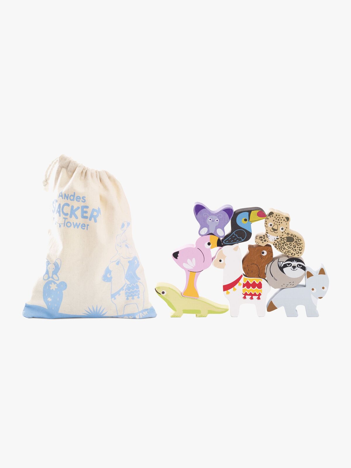Le Toy Van Stapelklötze Tiere & Beutel
