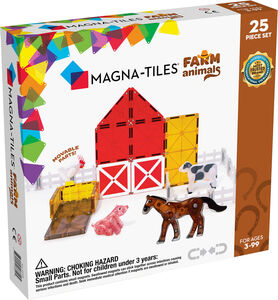 MagnaTiles Farm Animals Baukasten 25 Teile