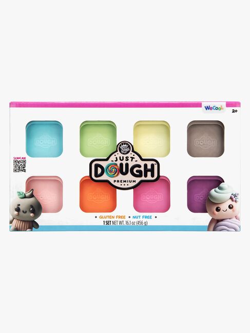 Just Dough Modelliermasse Pastell 71 g, 8er-Pack