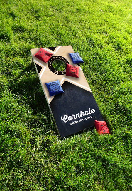 SportMe Midsize Wood Sackloch-Spiel
