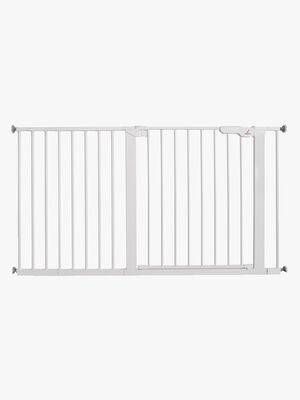 BabyDan Premier Klemmgitter + 9 Erweiterungen 126-132,2 cm, Weiß