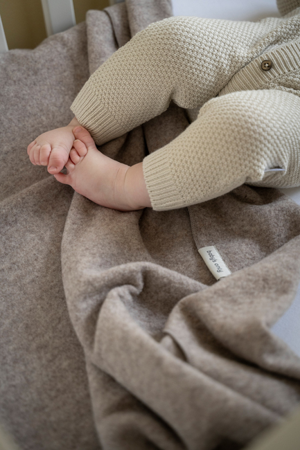 Baby's Only Newborn Decke Merinowolle TOG 1, Brushed Sand