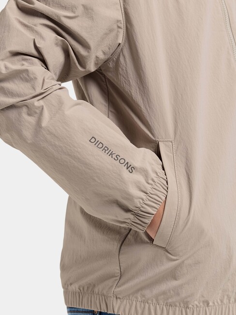 Didriksons Jasper Winddichte Trekkingjacke, Beach beige