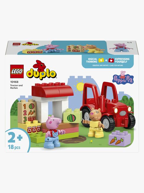 LEGO DUPLO Peppa Pig 10468 Traktor und Marktstand