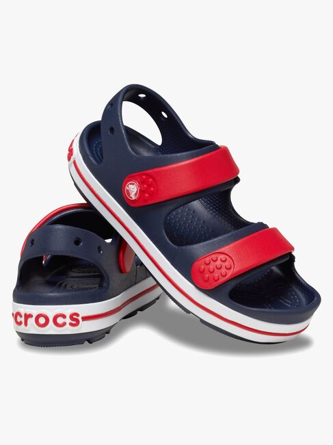 Crocs Crocband Cruiser Kids Sandalen, Navy/Varsity Red