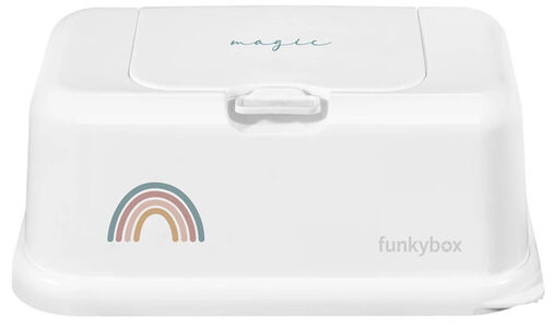 Funkybox Aufbewahrungsbox Feuchttücher Rainbow