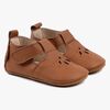 Mikk-Line Leather Hausschuhe, Cognac