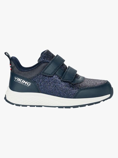 Viking Bouncy Glitter WP 2V Sneaker, Marineblau