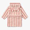 LIEWOOD Lily Bademantel, Coral Blush/Creme de la Creme Stripe