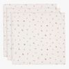 Jollein Musselintuch 70x70 cm 3er-Pack, Animal Friends