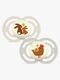 MAM Perfect Night Schnuller Silikon 2er-Pack 16-36m, Neutral