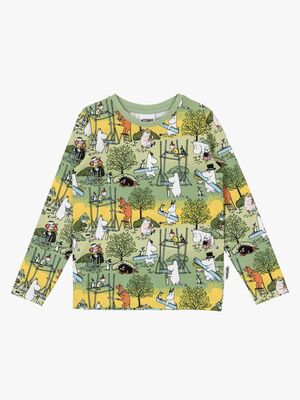 Moomin by Martinex Busy Bees Pullover, Grün