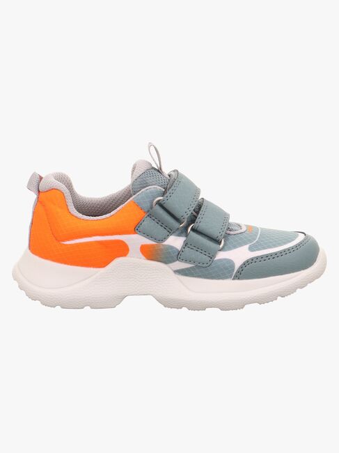 Superfit Rush WP Sneaker, Light Green/Orange