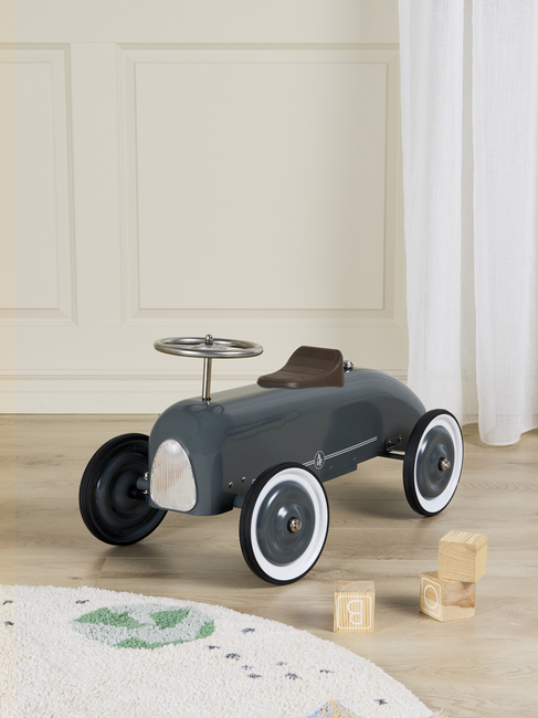 Alice & Fox Retro Rutschauto, Slate Grey