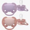 Philips Avent Ultra Soft Schnuller 6–18m 2er-Pack, Lila/Pink