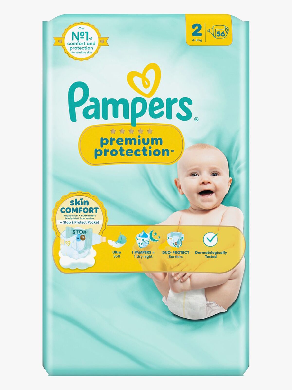 Pampers New Baby Windeln Größe 2 4-8 kg 56er-Pack